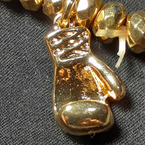 4 for $25 Gold Toned Boxing Glove Bracelet - Picture 2 of 5